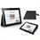 MacAlly Peripherals BookStand Multi-functional Folder Style Protective Case for iPad - Black BOOKSTANDB